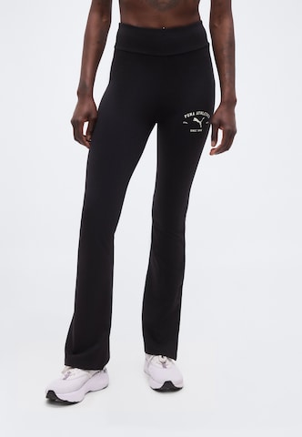 Flared Leggings 'Class' di PUMA in nero: frontale