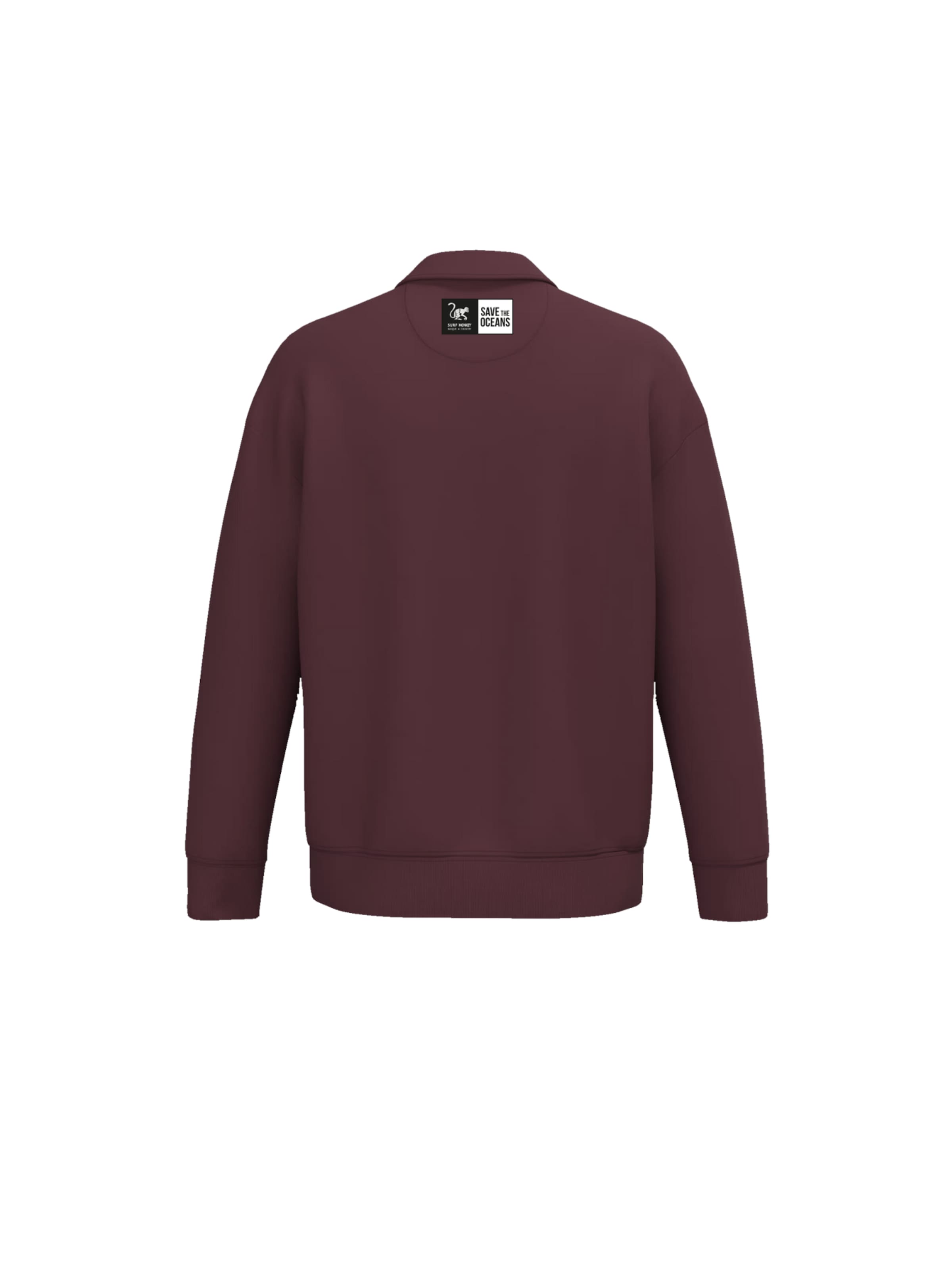 Sweat-shirt Surf Monkey en rouge