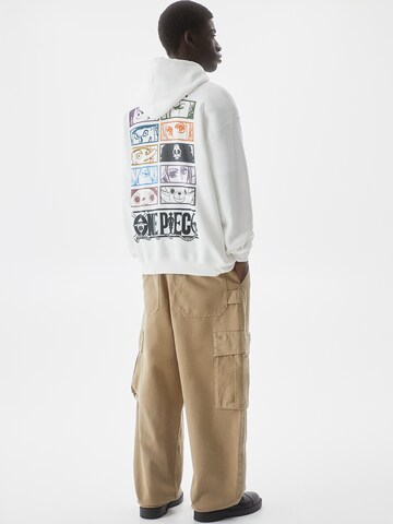 Pull&Bear Sweatshirt in Wit