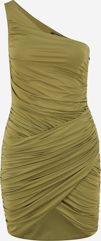 Missguided Petite Cocktail Dress in Green: front