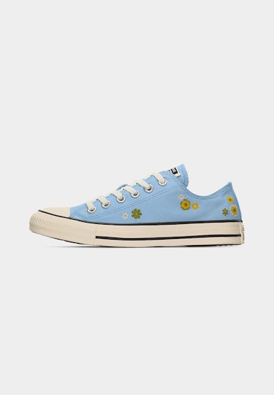 CONVERSE Ниски маратонки 'CTAS' в небесносиньо / жълто / зелено / бяло, Преглед на продукта