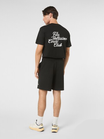 FILA Loosefit Broek 'VILLA relaxed graphic shorts' in Zwart