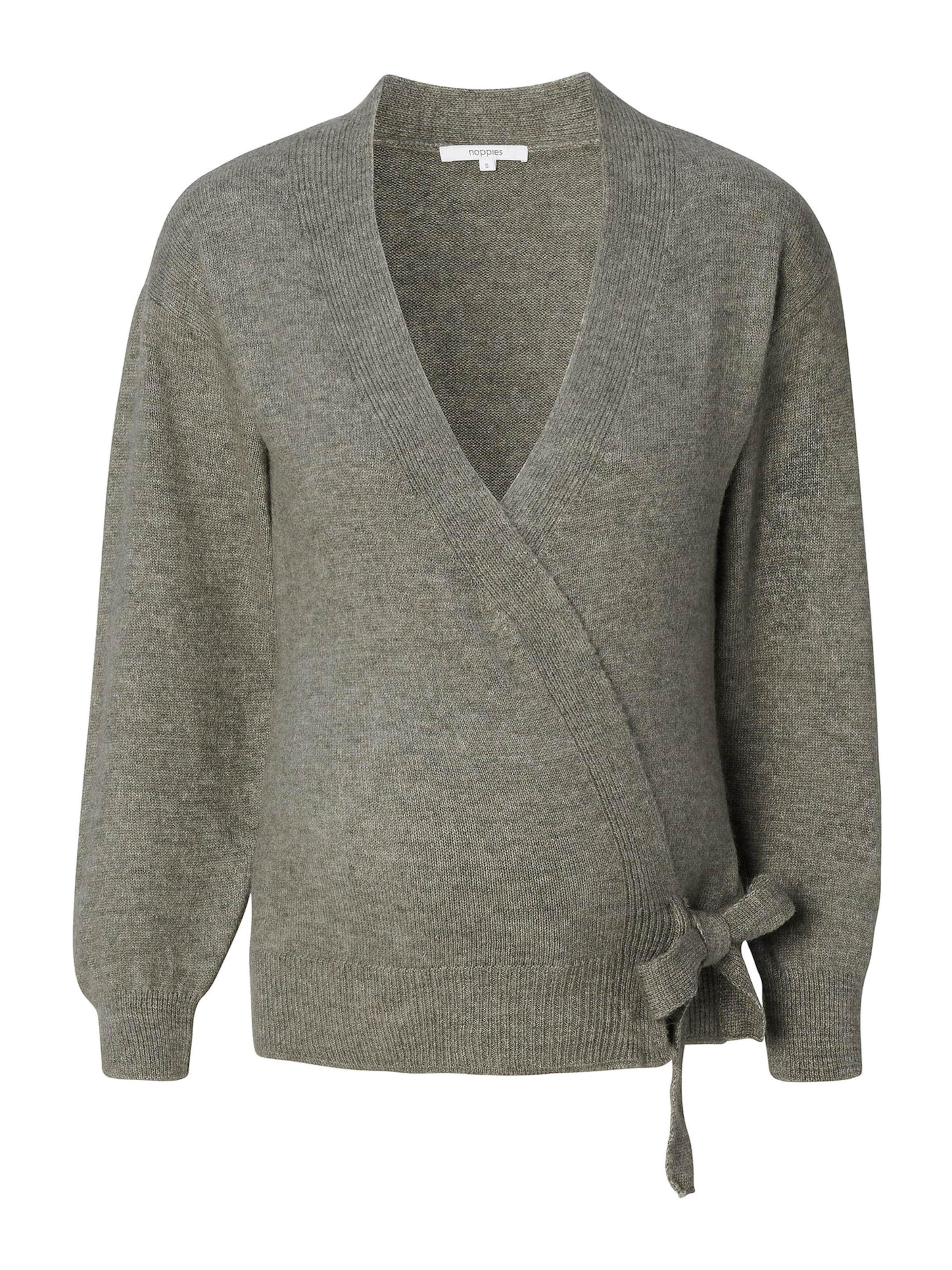 Noppies Gebreid vest 'Cecia' in Groen: voorkant