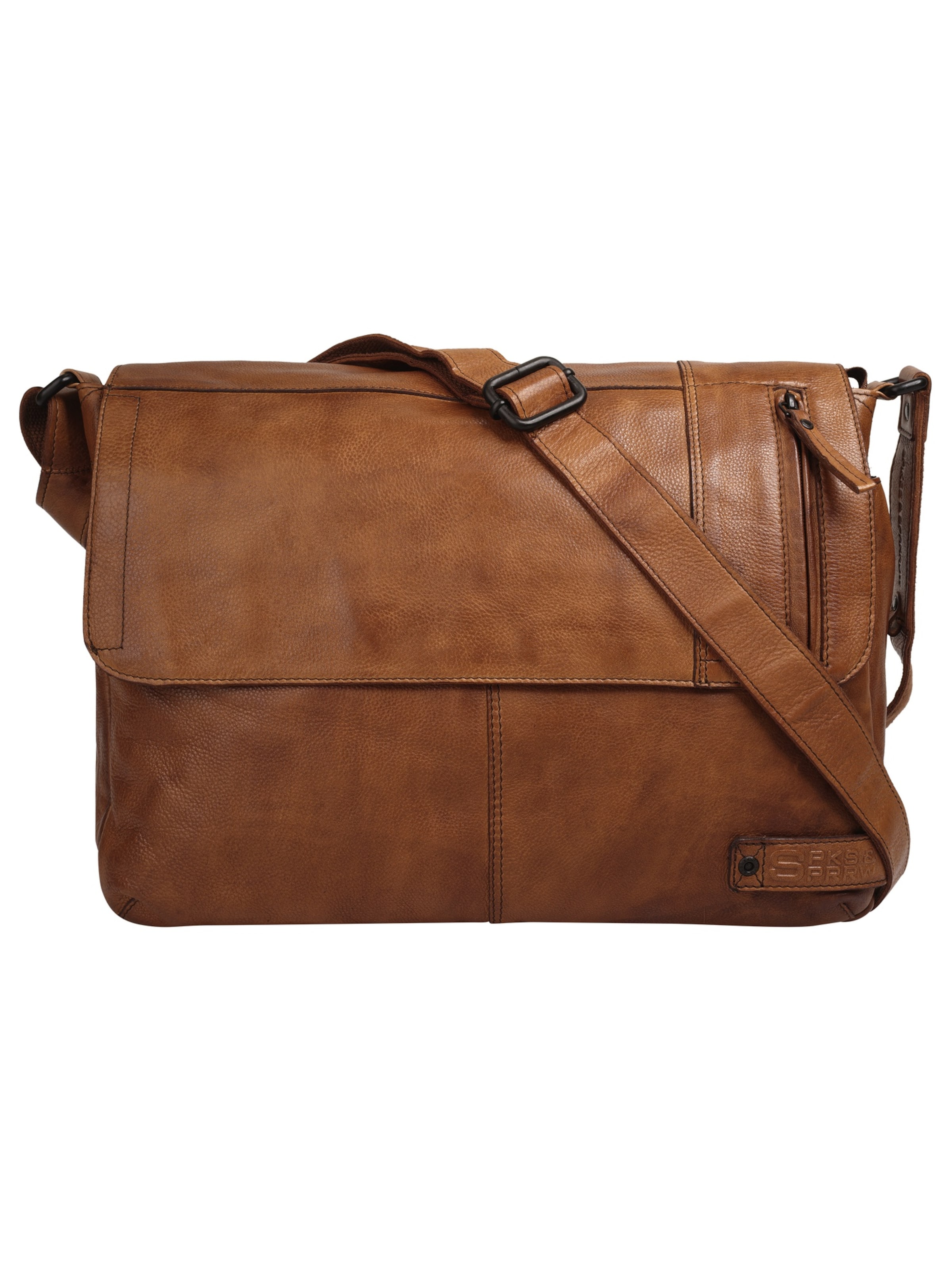 Spikes & Sparrow Messenger in Brown: front
