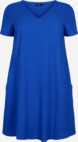 Robe 'Jeasy' Zizzi en bleu : devant