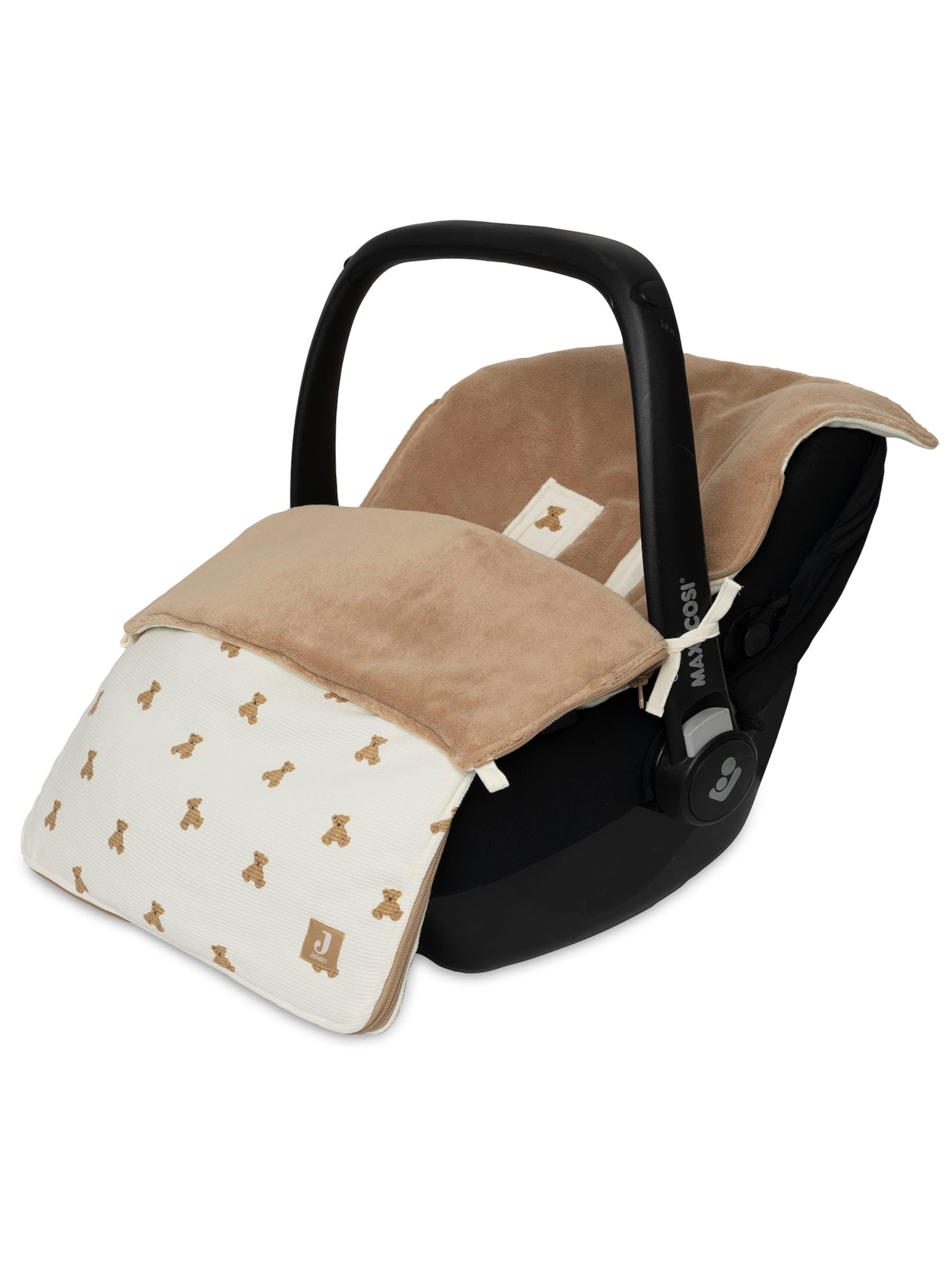 Jollein Babydeken 'Mini Teddy Bear' in Beige