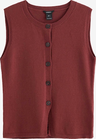 Lindex Knitted Vest 'Iris' in Red: front