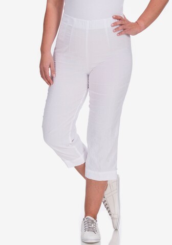 KjBRAND Regular Pants in White: front