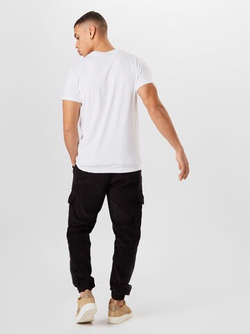 Urban Classics Tapered Cargobukser i sort