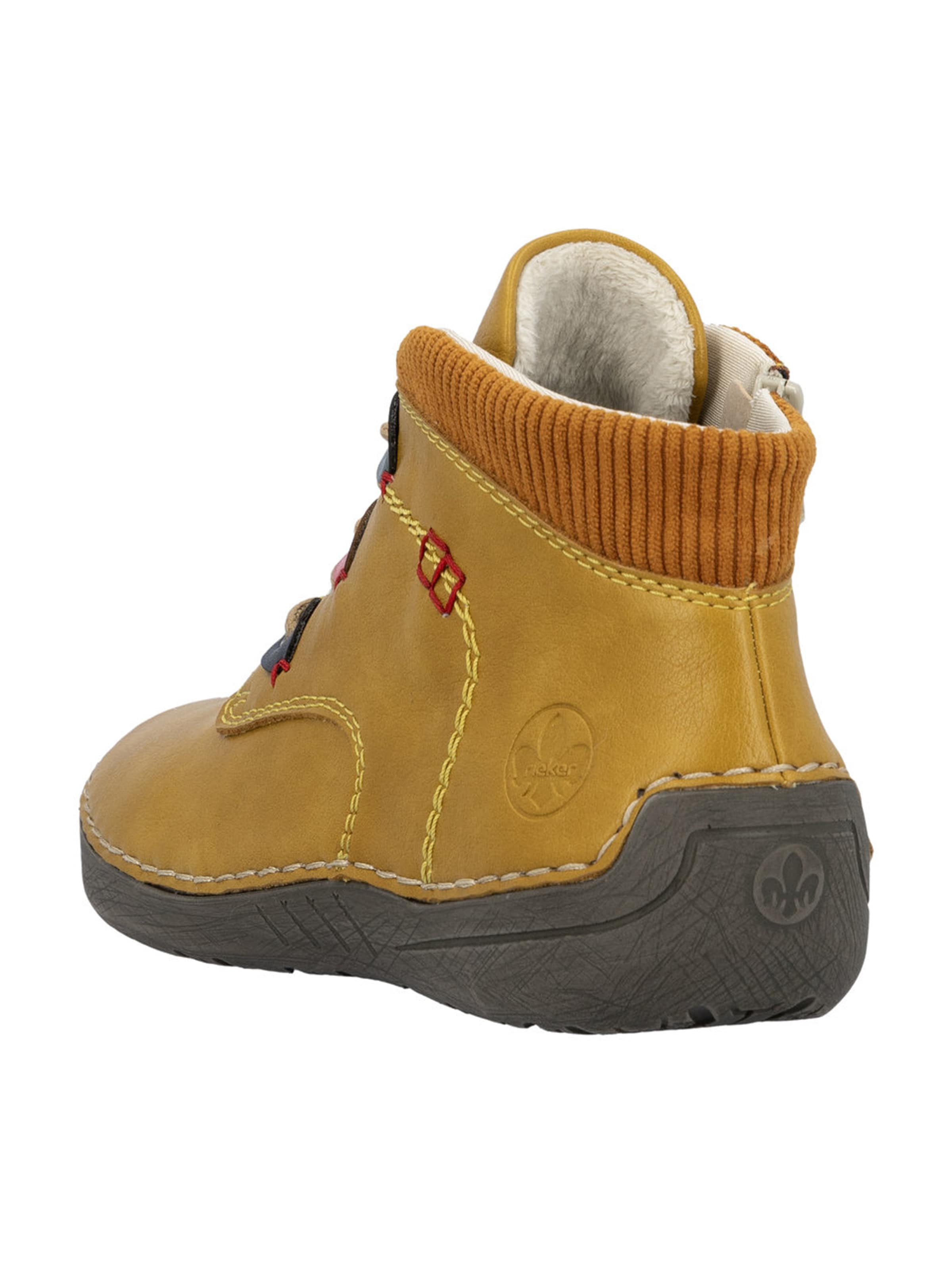 Ghete cu șireturi de la Rieker pe galben