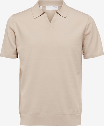 SELECTED HOMME - Jersey 'TELLER' en beige: frente