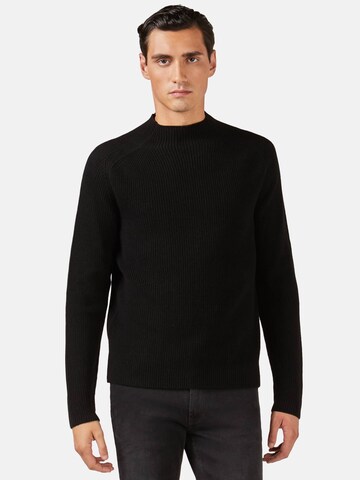 Boggi Milano Sweater in Black: front