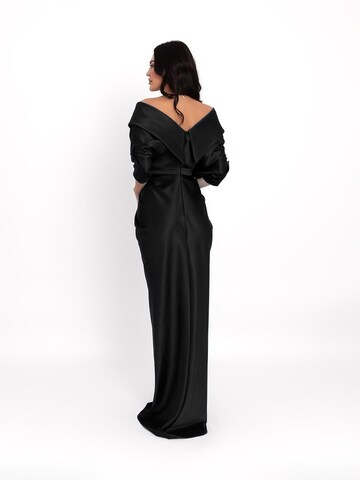 acob a porter Avondjurk in Zwart