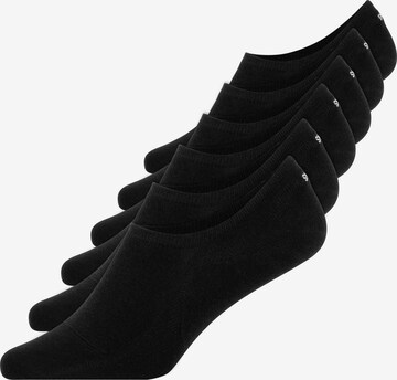 SNOCKS Athletic Socks in Black: front