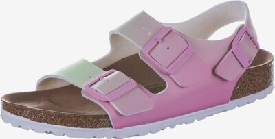 BIRKENSTOCK Sandale 'Milano' in pink / weiß, Produktansicht