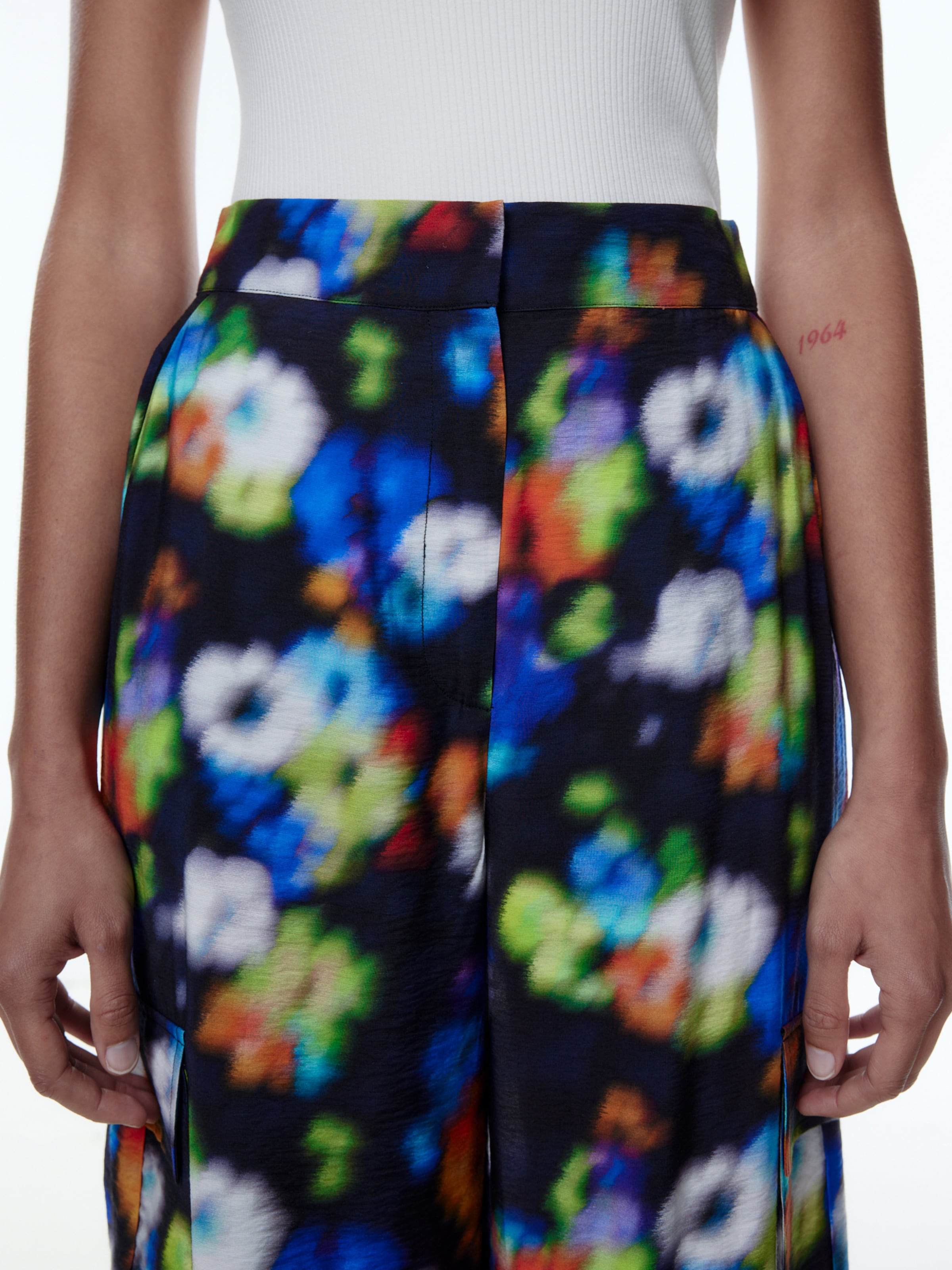 EDITED Voľný strih Nohavice 'Malena' - Čierna