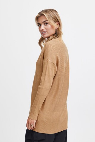 Fransa Knit Cardigan 'Visca' in Brown