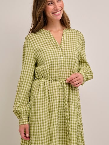 Cream Skjortklänning 'Vaska' i grön