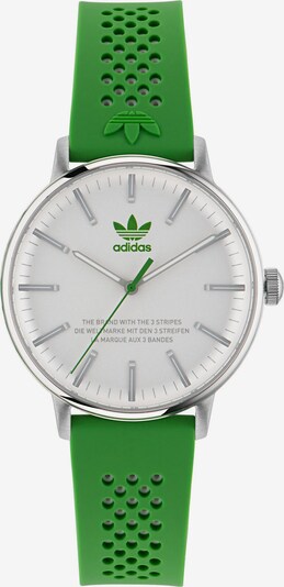 Analoginis (įprasto dizaino) laikrodis iš ADIDAS ORIGINALS, spalva – žolės žalia / sidabrinė, Prekių apžvalga