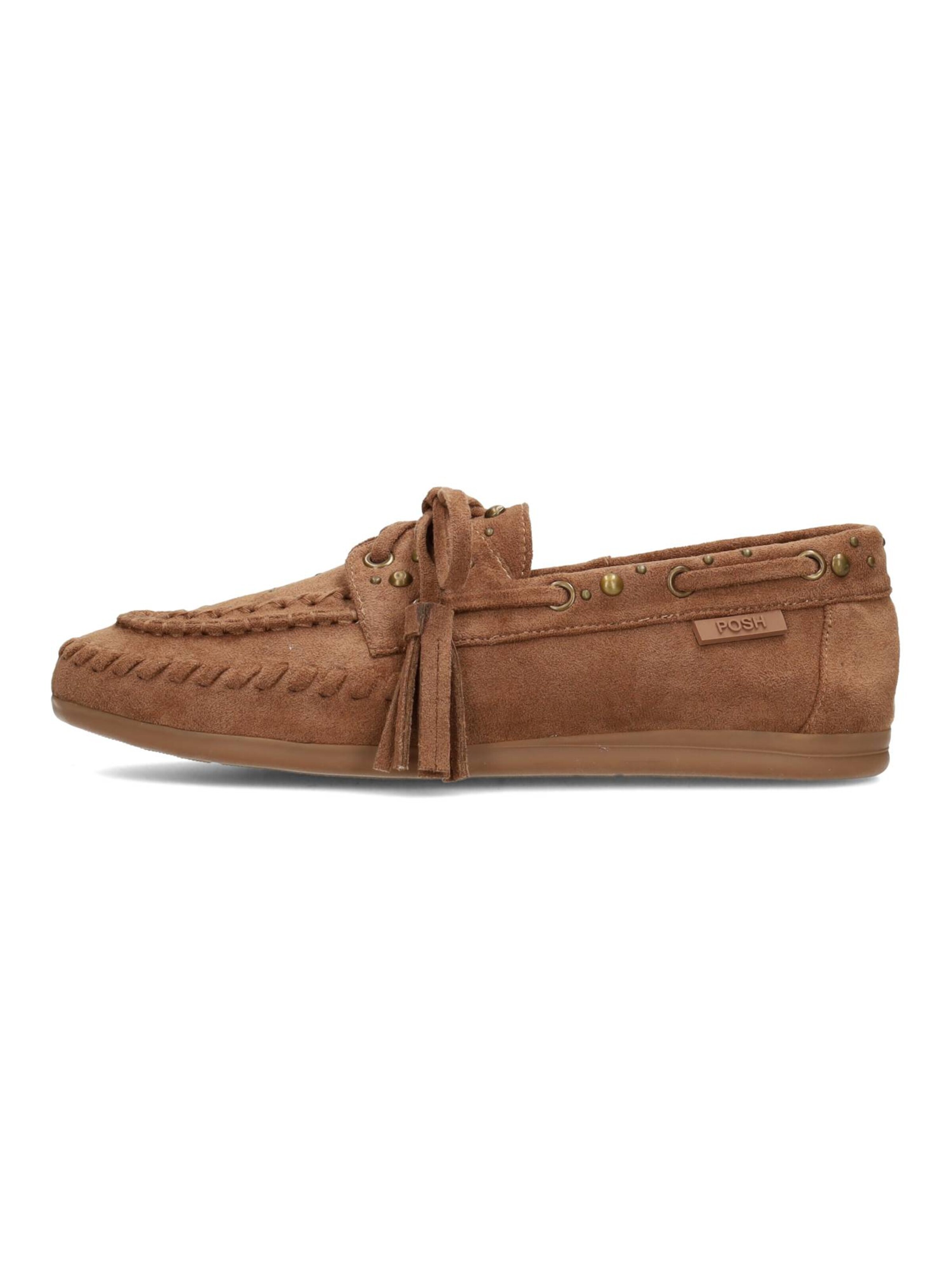 Mocassin 'Taylor' POSH by Poelman en marron : devant