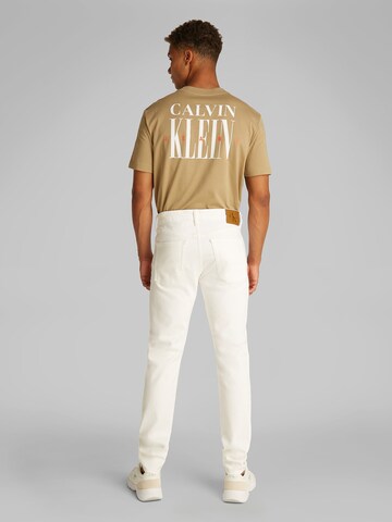Slimfit Jeans di Calvin Klein Jeans in bianco