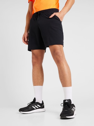 ADIDAS PERFORMANCE Regular Workout Pants 'Ergo' in Black: front