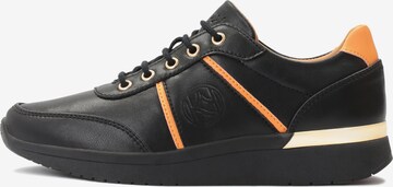 Kazar Sneakers laag in Zwart: voorkant