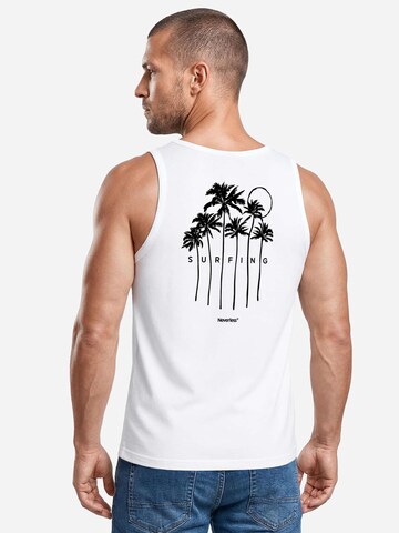 Neverless Shirt 'Palms Surfing'‌‌‌‌‌‌ in Weiß