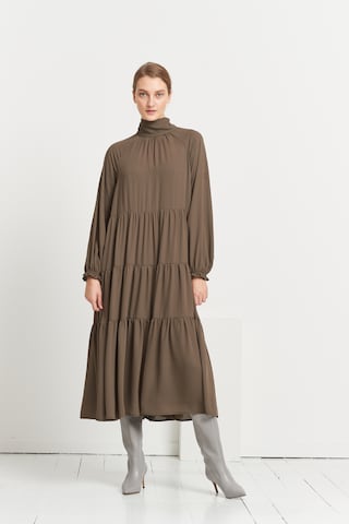 BRUUNS BAZAAR Dress 'Camila Eliza' in Brown: front