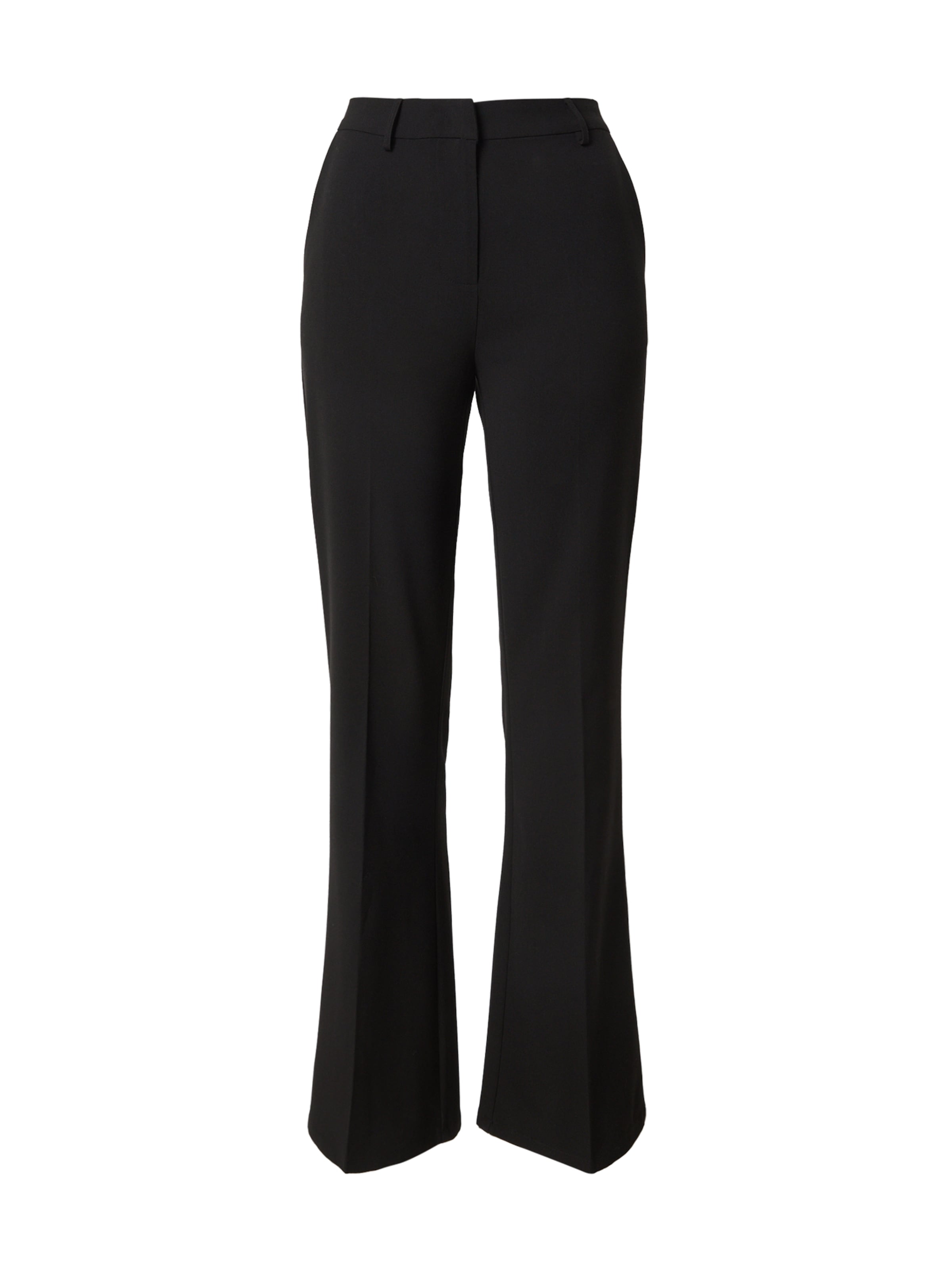 The Base Theory Hose 'FLARED PANTS' in schwarz, Produktansicht