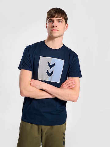 T-Shirt fonctionnel 'Active' Hummel en bleu : devant