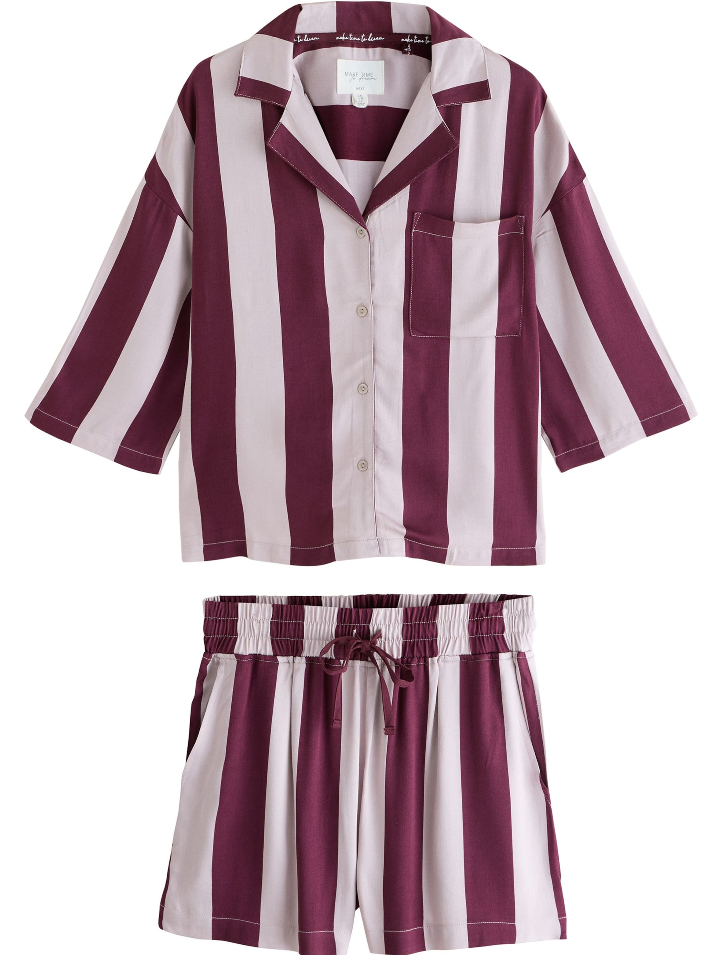 Next Kort pyjamas i lila: framsida
