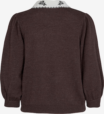 Pull-over minimum en marron