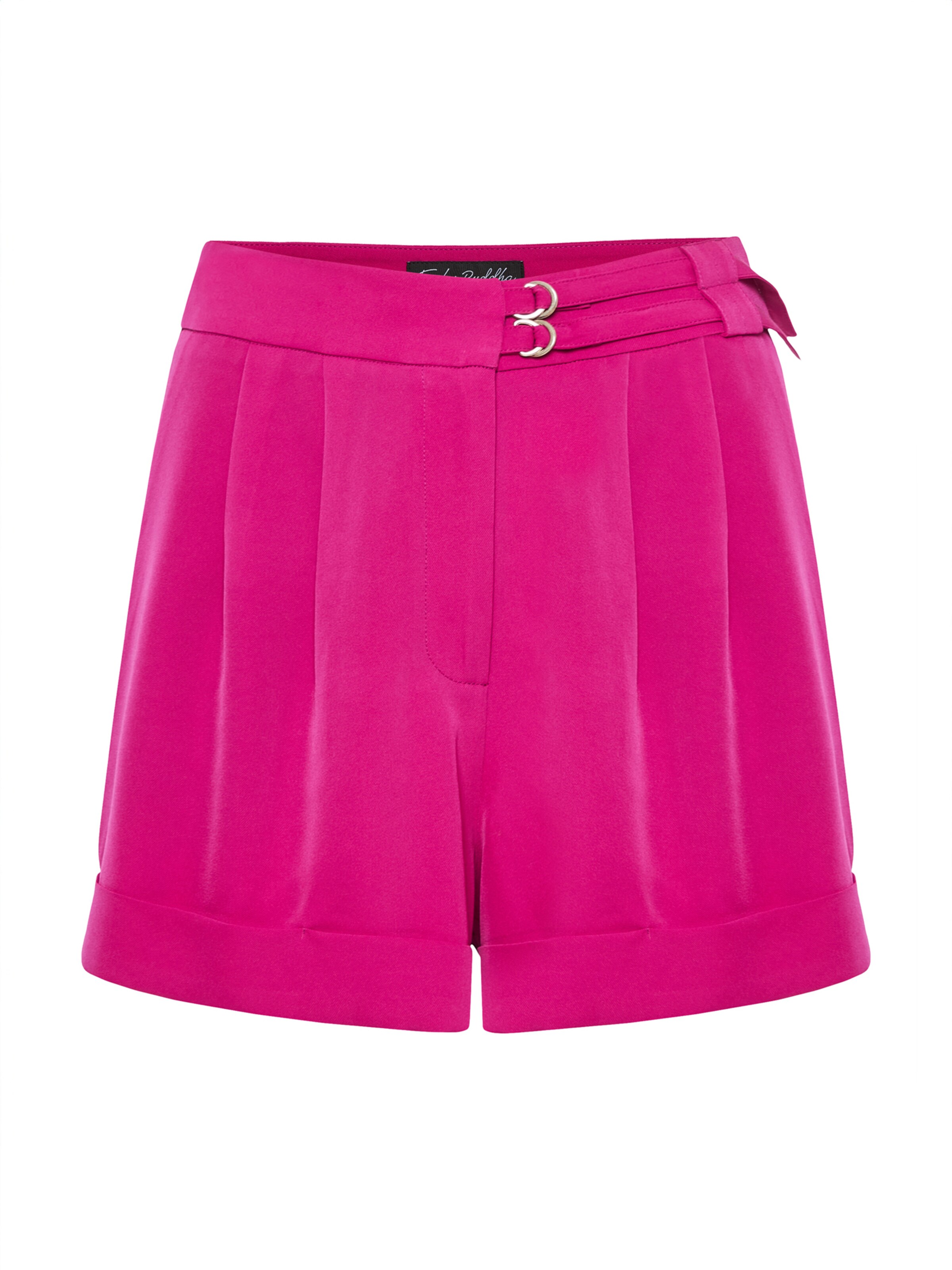 Funky Buddha Loosefit Élére vasalt nadrágok - rózsaszín: elől