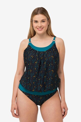 Ulla Popken Bustier Tankini in Schwarz: predná strana