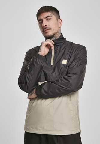 Urban Classics Regular fit Between-season jacket in Beige: front