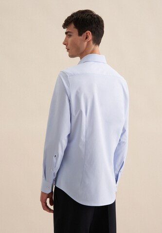 SEIDENSTICKER Slim Fit Hemd 'Smart Performance' in Blau