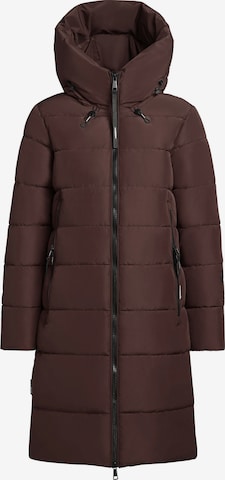Manteau d’hiver 'Jilias5' khujo en marron : devant