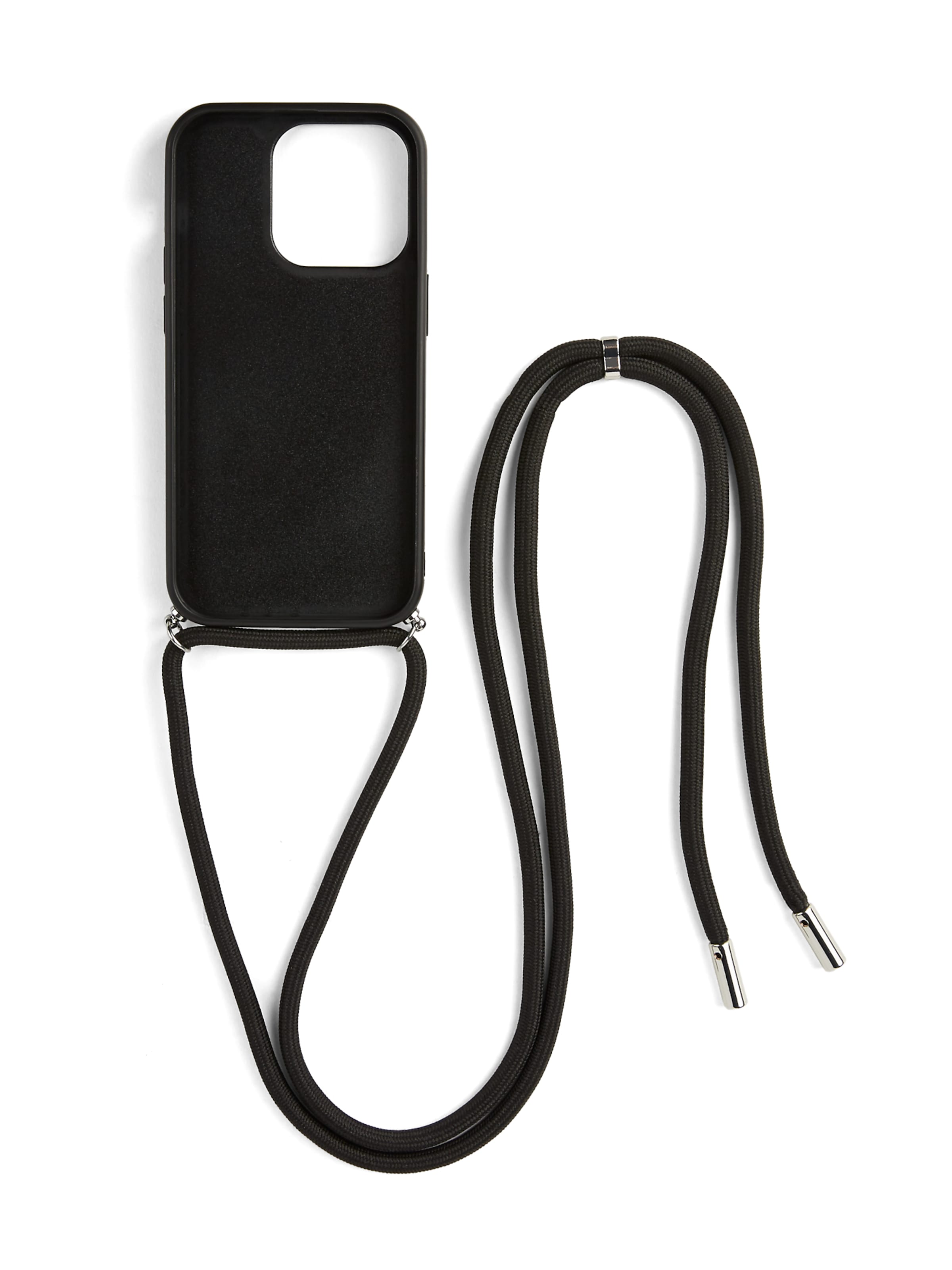 Husă de smartphoneuri 'Rue St-Guillaume iPhone 14 Pro Max' de la Karl Lagerfeld pe negru