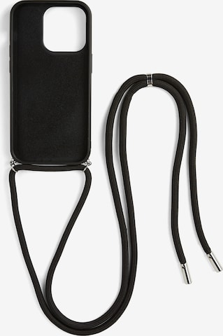 Karl Lagerfeld Калъф за смартфон 'Rue St-Guillaume iPhone 14 Pro Max' в черно