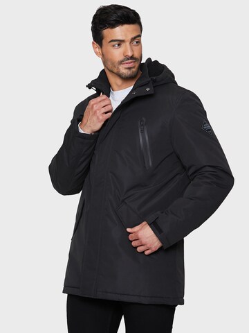 Threadbare Between-season jacket 'Castleford' in Black: front