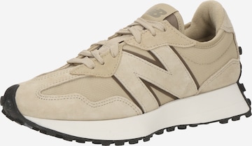 Baskets basses '327' new balance en marron : devant