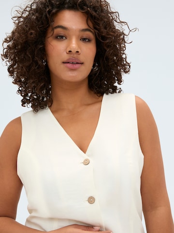 Robe-chemise Fiorella Rubino en blanc