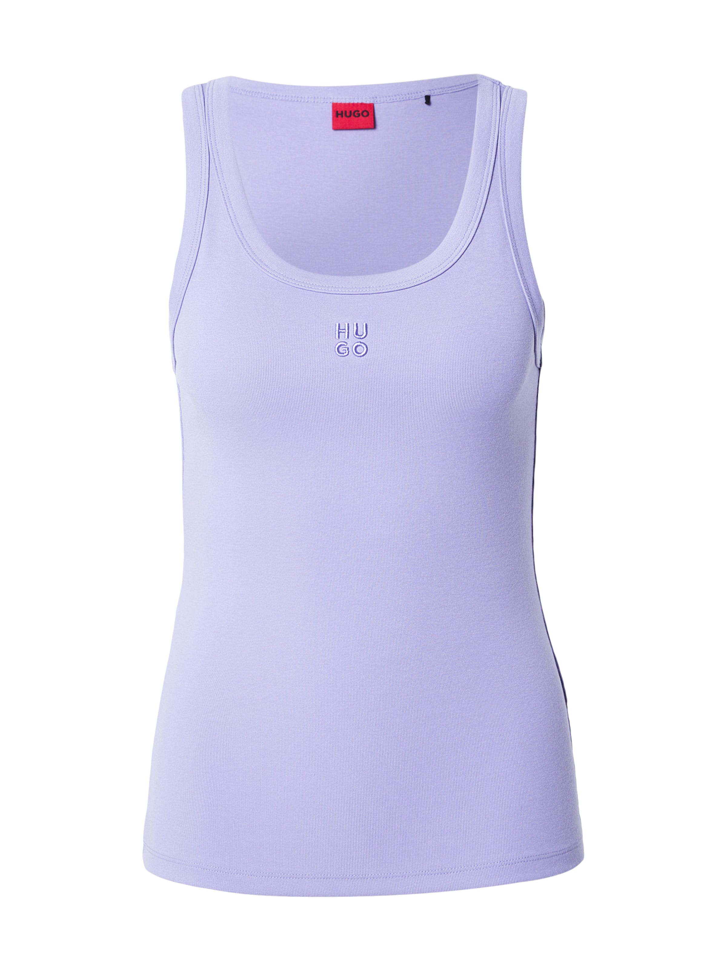 HUGO Топ 'Datamia' в лилав: отпред
