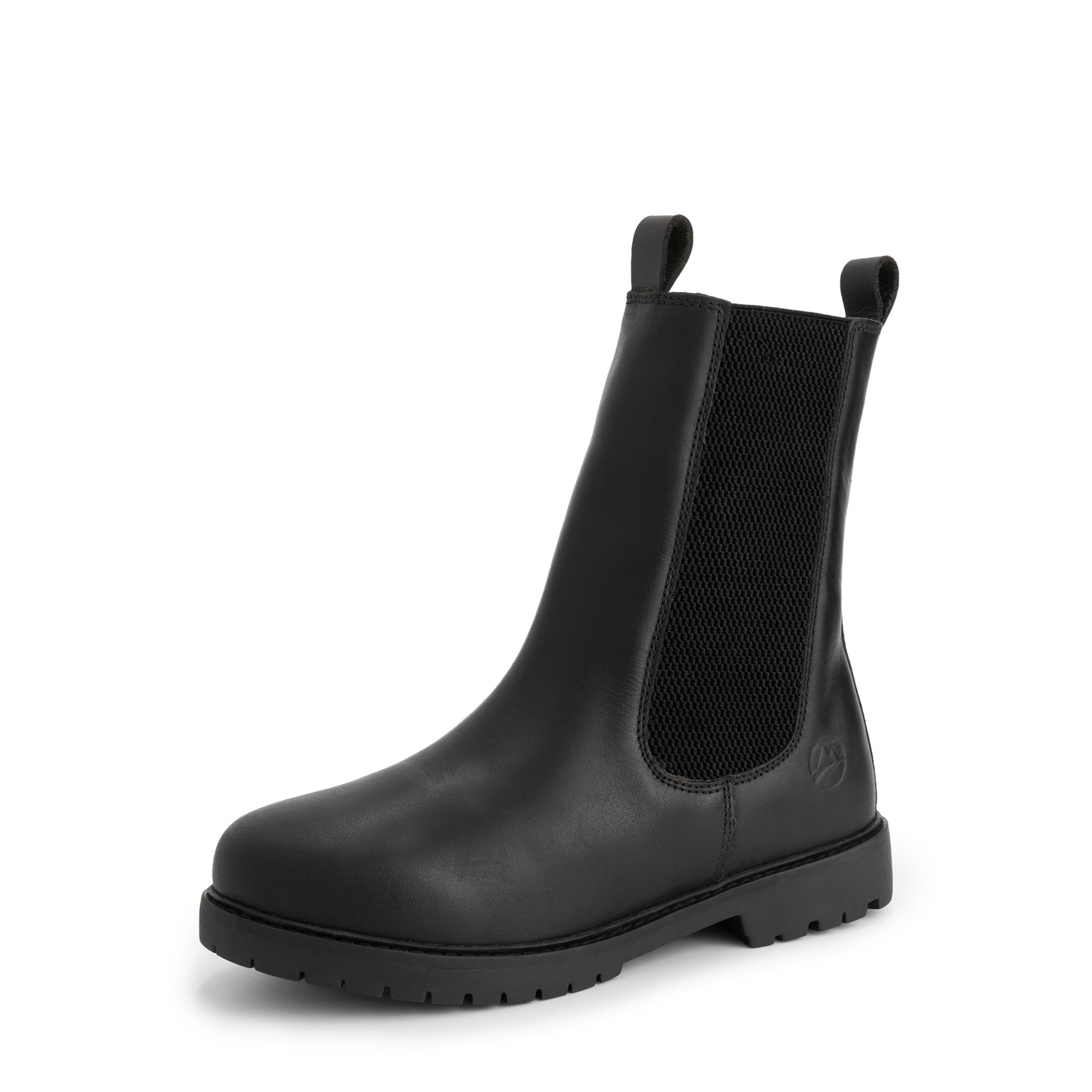 Travelin Chelsea boots 'Herning' in Zwart: voorkant