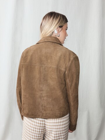 Next Jacke 'N. Premium' in Braun