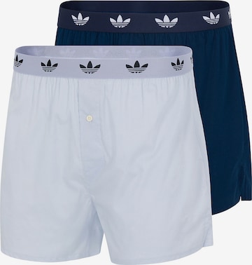 ADIDAS ORIGINALS Boxershorts ' Comfort Cotton Woven ' in Blauw: voorkant