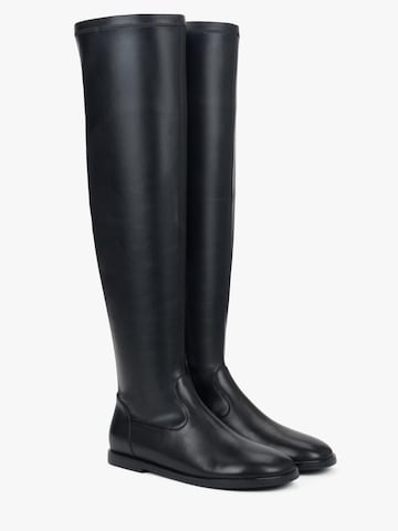 Estro Overknees '530-2106'‌‌‌‌‌‌ in Schwarz