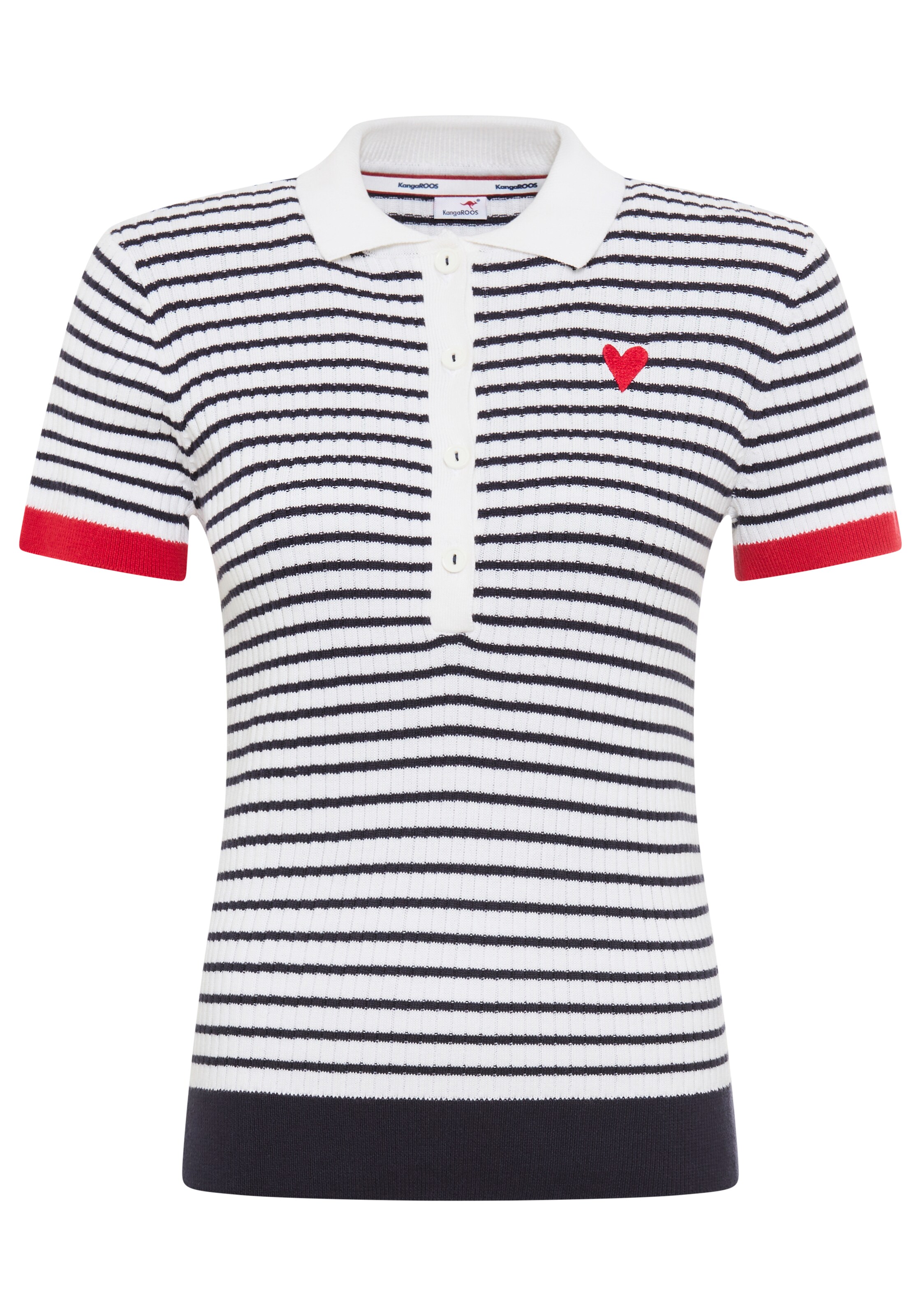 KangaROOS Sweater in marine blue / Red / Black / White, Item view