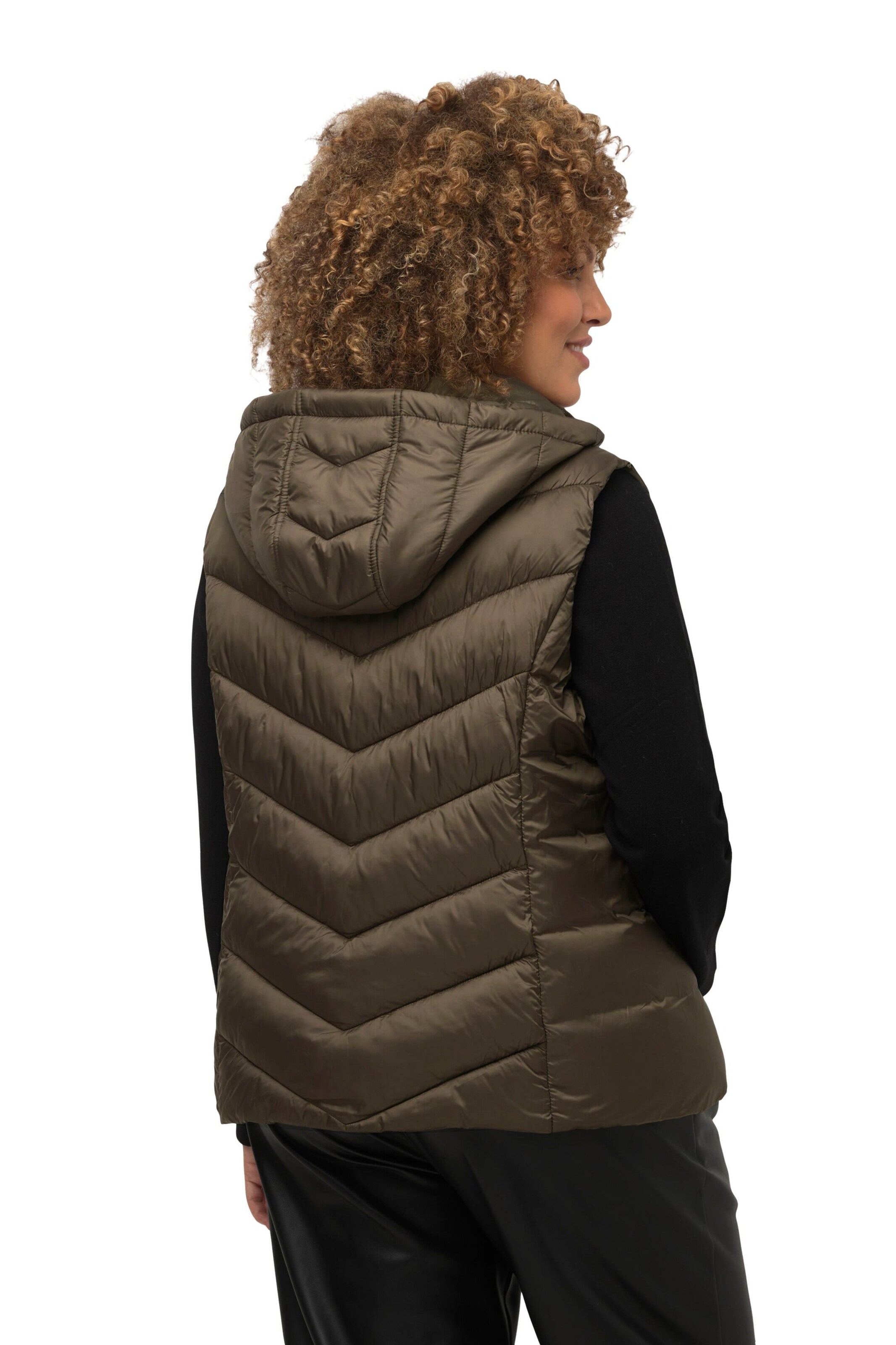 Ulla Popken Weste 'HYPRAR' in Braun